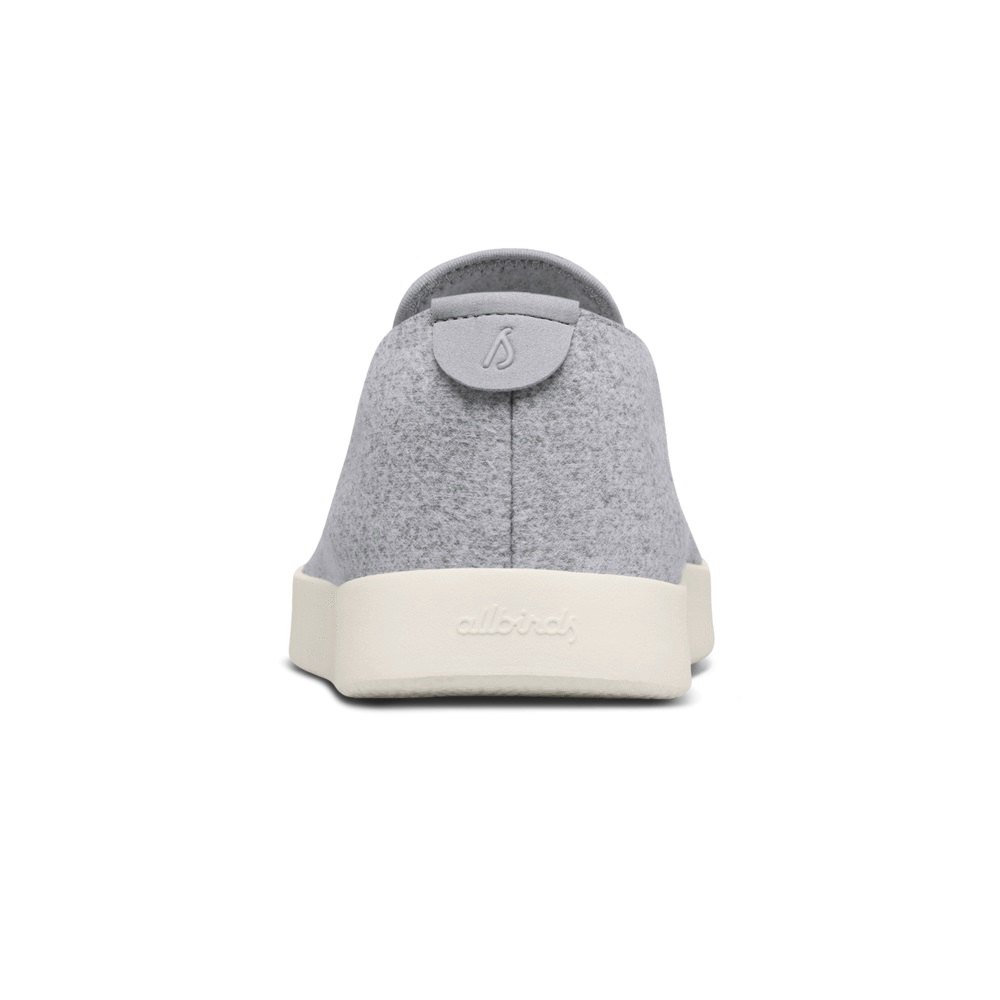 Allbirds Women\'s Slip-Ons Grey - Wool Loungers - 30521LGAC